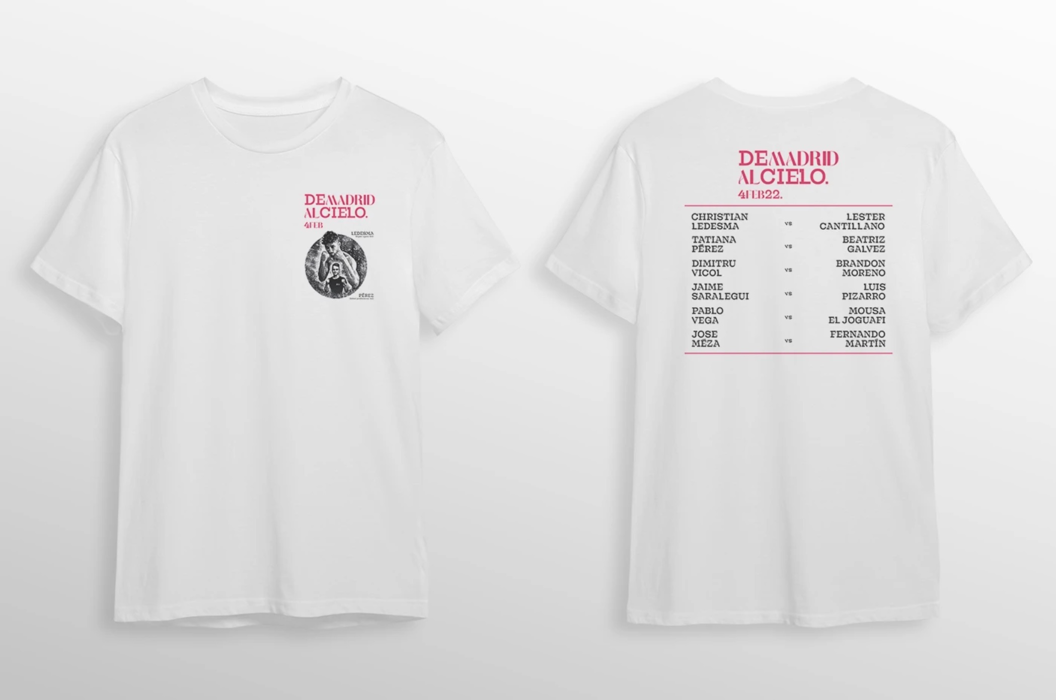De Madrid al Cielo — camisetas oficiales del evento